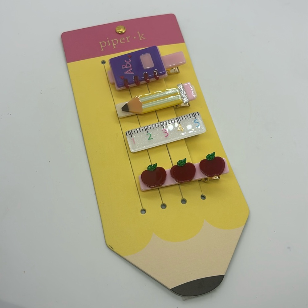Piper K Hair Clips Back To School
